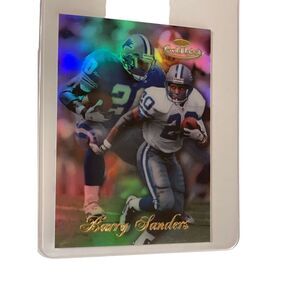 Barry sanders 1998 Topps Gold Label # 100 mint condition
